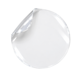 Polypropylene sticker edge